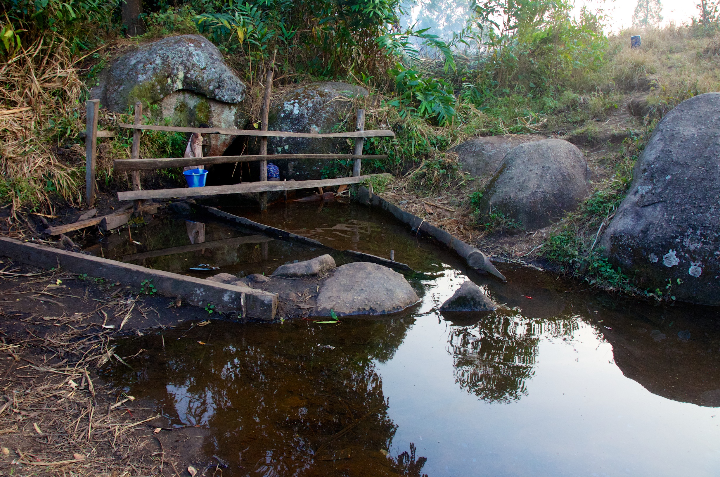 This is where Mangi residents currently get their water.