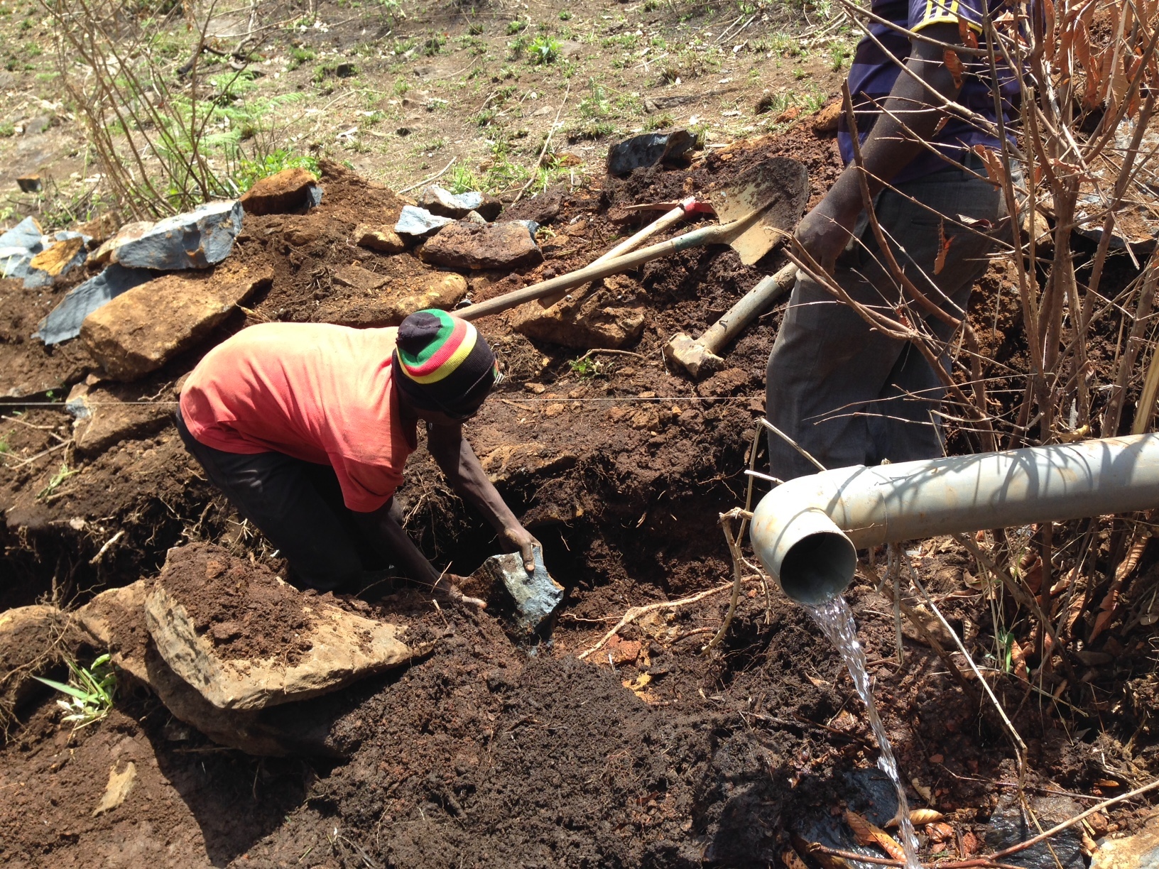 This water will eventually reach Mangi.